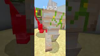 Iron Golem VS Ravager shorts minecraft [upl. by Bethezel]