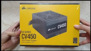 Gigabyte P550B vs Corsair CV450 Unboxing and Review 80 Plus Bronze PSU Tagalog [upl. by Zubkoff]