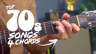 Top 10 songs of the 70s  JUST 4 CHORDS [upl. by Nirred]