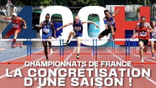 La concrétisation  médaille aux Frances  Minimas pour Cali   Championnats de Frances 400m Haies [upl. by Inod]