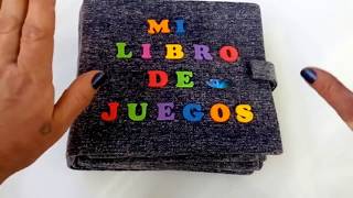 📓IDEAS LIBRO de JUEGOSLIBRO SENSORIAL GAME BOOKSENSORY BOOK [upl. by Ab]