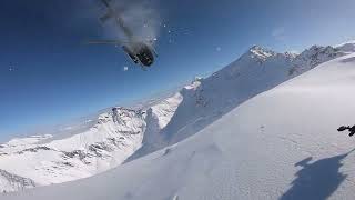 Harris Mountain Heli Skiing Wanaka Queenstown 2022 [upl. by Adnylg]