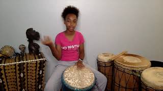 West African Djembe Workshop Beat your Drum for Cruinniú na nÓg by The Creative Ireland Programme [upl. by Corrie100]