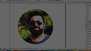 How to place a picture in a shape in Coreldraw Powerclip [upl. by Ferren16]