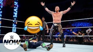 Heath Slater got trapped in an airplane bathroom on the way to Raw WWE Now [upl. by Eniamzaj]