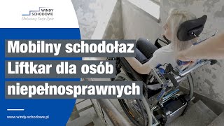 Jak działa schodołaz gąsienicowy Liftkar PTR [upl. by Nilok]