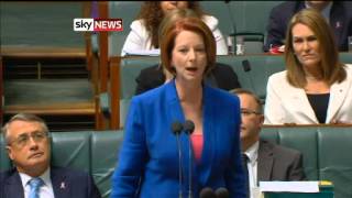 Julia Gillard Accuses Tony Abbott Of Sexism [upl. by Nyra]