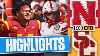 Nebraska Cornhuskers vs USC Trojans Highlights  FOX College Football [upl. by Annaliese452]