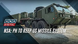 NSA PH to keep US missile system  ANC [upl. by Lindo71]