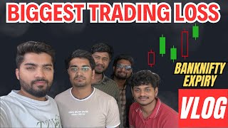 BIGGEST TRADING LOSS  OPTION TRADING VLOG  BANKNIFTY EXPIRY optiontrading sharemarket [upl. by Suedama]