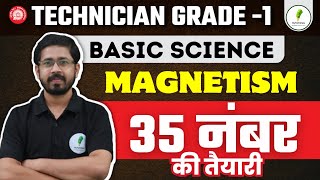 Railway Technician Grade 1  Basic Science Enginering  Magnetism Complete Theory  MCQ 🔥🔥 [upl. by Hershell]