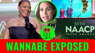 Queen Latifah Shames Meghan at 2024 NAACP Awards Calls Her a ‘Wannabe’ [upl. by Odarbil]