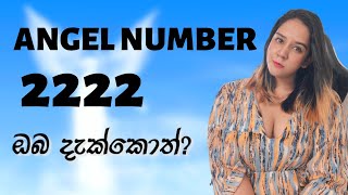 ANGEL NUMBER 2222 ඔබ දැක්කොත් [upl. by Aneeuq]