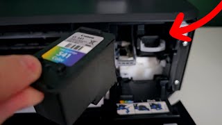 How to Change Ink Cartridge in Canon Printer  Full Guide [upl. by Namor]