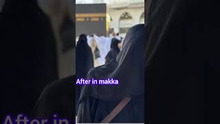 Before in after Makka  trendingshorts islamicprayer islamicpost vairalshort makkah midia [upl. by Dirtsa]