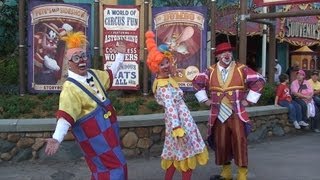 Giggle Gang Clown Troupe Full Show  Storybook Circus New Fantasyland Walt Disney World [upl. by Nisior]