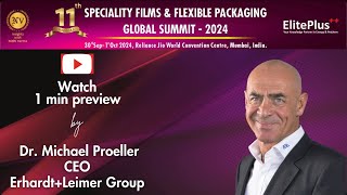 Watch 1 minute Video trailer of Dr Michael Proeller CEO ErhardtLeimer Group [upl. by Rocray664]