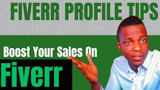 Fiverr tutorial 2024 How to set up your fiverr profile [upl. by Oconnor]