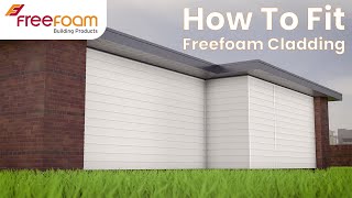 How To Fit Freefoam Cladding  Animated Installation Guide [upl. by Derreg144]