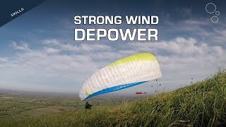 Strong Wind Depower Rear Riser Control [upl. by Ifill481]