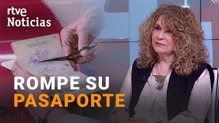 NICARAGUA GIOCONDA BELLI ROMPE su PASAPORTE días DESPUÉS de serle RETIRADA la NACIONALIDAD  RTVE [upl. by Oam]