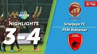 Sriwijaya FC Vs PSM Makassar 34 All Goals amp Highlights [upl. by Kolk]