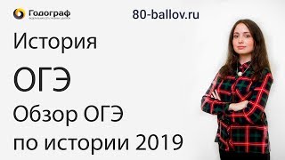 История ОГЭ 2019 Обзор ОГЭ по истории 2019 [upl. by Yvonner858]