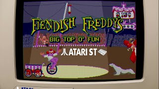 Fiendish Freddys Big Top OFun  Atari ST 1989 longplay [upl. by Hiram]