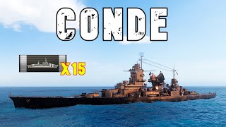 World of WarShips Condé  4 Kills 271K Damage [upl. by Donelle]