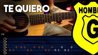 Te Quiero  Hombres G  GUITARRA ACUSTICA  TUTORIAL ACORDES  INTRO  Christianvib [upl. by Stoecker]