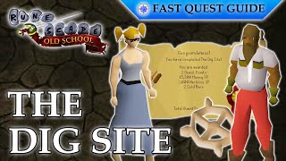 The Dig Site Quest  OSRS Quality Quick Guide 2024 [upl. by Nennek12]