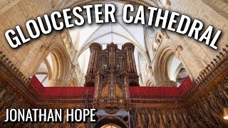 🎵 An ORGAN RECITAL from GLOUCESTER CATHEDRAL by Jonathan Hope Bach Elgar amp Vierne [upl. by Liagabba]