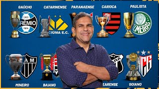 Parabéns aos Campeões Estaduais pelo Brasil Os Estaduais tem Valor sim só quem perde discorda [upl. by Luhey]