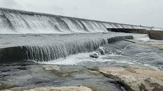 upper manair dam  Water flowing  Narmala village Gambhiraopet mandal [upl. by Hutton]