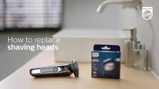 How to replace shaving heads for Philips Shaver S5000 and S7000 [upl. by Chance]