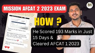 Last 10 days strategy for AFCAT 2 2023 exam  Afcat exam preparation strategy AFCATMANIA [upl. by Dyna76]