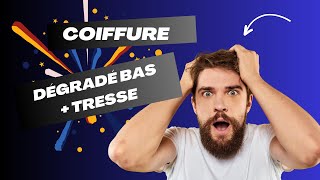 Coiffure dégradé bas  tresse  Coiffure Homme [upl. by Llerreg]