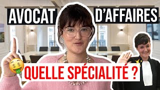 AVOCAT DAFFAIRES  LA SPÉCIALITÉ QUI GAGNE LE PLUS [upl. by Leur]