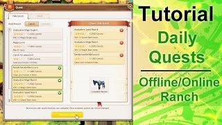 Alicia Online  Daily QuestsOnline Ranch Tutorial [upl. by Saxon]