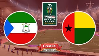 Equatorial Guinea vs Quinea Bissau  Cup African Qualifiers 2024  eFootball PES Gameplay PC HD [upl. by Akimihs921]