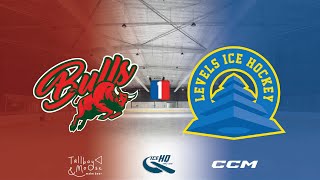 Bulls v Levels  Div 1  21st October  iceHQ Rec League ice hockey [upl. by Ancier772]