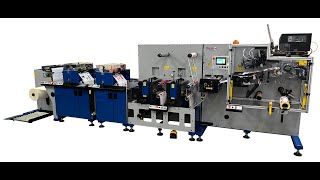 Daco TD350P 2 Colour Flexographic Label Press  19mm mandrels 11m on a roll 192 second cycle time [upl. by Briggs]