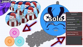 MACRO TUTORIAL  INSANE GAMEPLAY 😁  AGARIO MOBILE [upl. by Ainoyek]