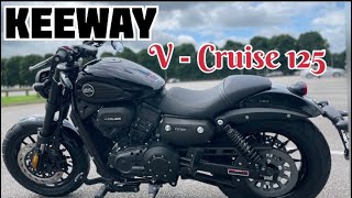 Keeway vcruise 125 review This is the 125cc motorcycle you should buy [upl. by Idaline]