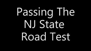 Passing The NJ State Road Test [upl. by Attekram]