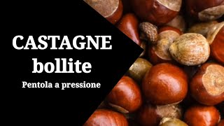 Castagne lesse con la pentola a pressione [upl. by Jolynn]