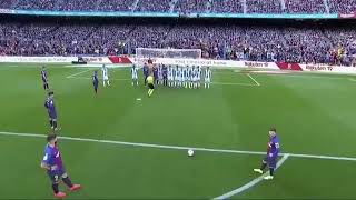 Wonderful panenka freekick by Messi [upl. by Imaon]