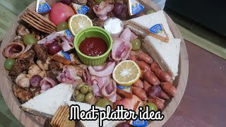 Meat platter idea  platters food ideas  platter recipe ideas shorts [upl. by Hal]