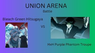 UNION AREA BATTLE GREEN HITSUGAYA BLEACH VS PURPLE PHANTOM TROUPE HUNTER HUNTER [upl. by Carolyne]