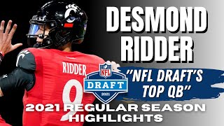 Desmond Ridder 2021 Full Season Highlights  Cincinnati Bearcats Senior Quarterback  NFL Prospect [upl. by Kevina]